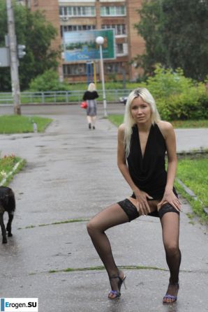 Nastya from Samara walks around the city and shows herself. Part 6. Thumb 4