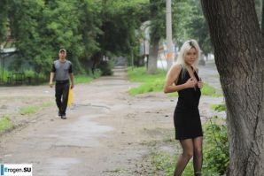 Nastya from Samara walks around the city and shows herself. Part 8. Thumb 2