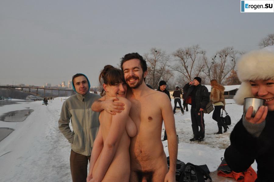 Ukrainian nudists in winter. Part 2. Photo 2
