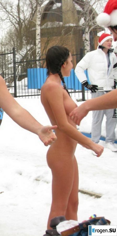 Ukrainian nudists in winter. Part 5. Photo 2