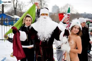 Ukrainian nudists in winter. Part 5. Thumb 4